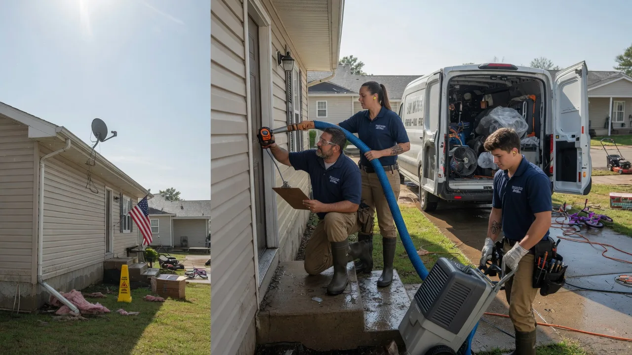 Ceiling Water Damage Restoration in Brimfield, IL near me